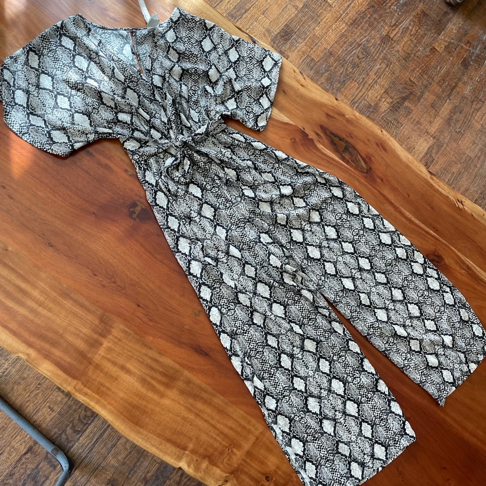 Uncle Frank Snake print  jumpsuit